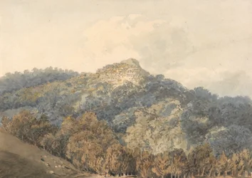 Rocca del Papa, con Monte Cavo